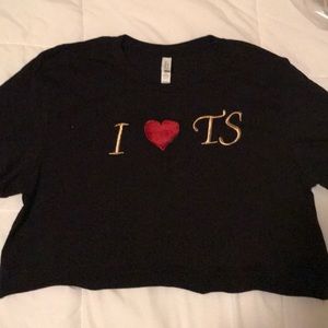 I love taylor swift crop top